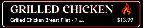 Grilled Chicken Breast Filet - 7 oz